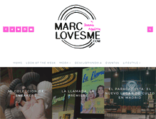 Tablet Screenshot of marclovesme.com